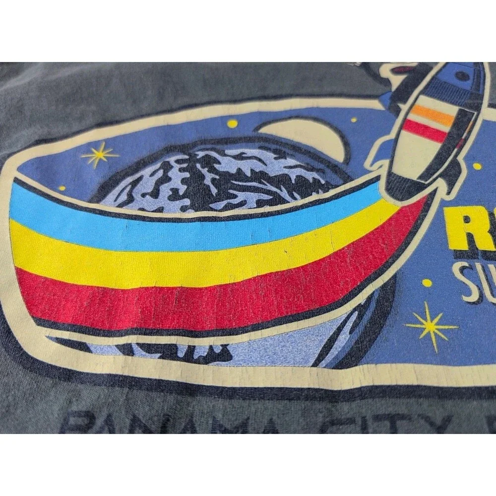 Ron Jon Surf Shop Panama City Beach T-Shirt Unisex Youth Small Blue